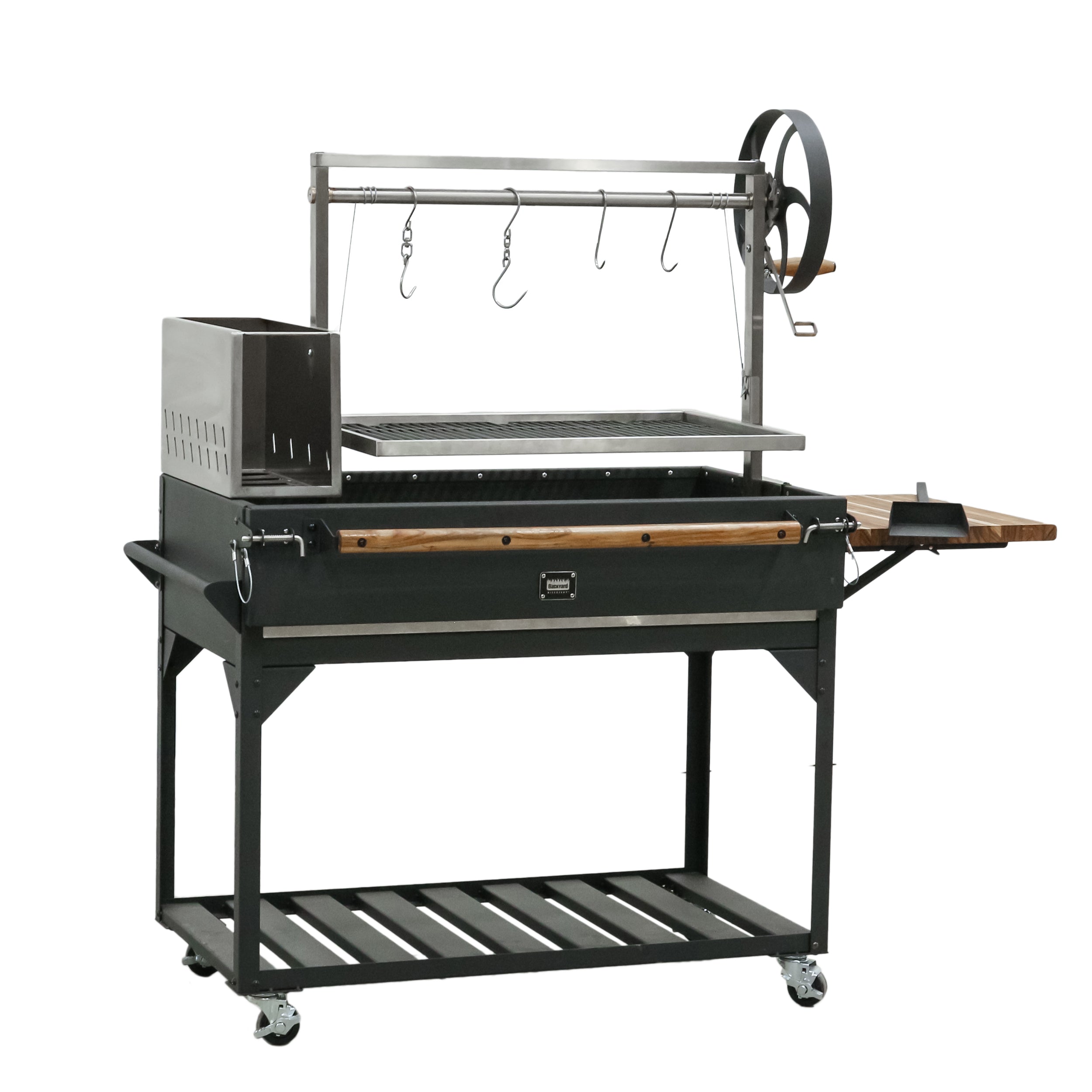 Premium Argentine/Santa Maria BBQ Grill with Wood Fire and Charcoal Grill - Image 2