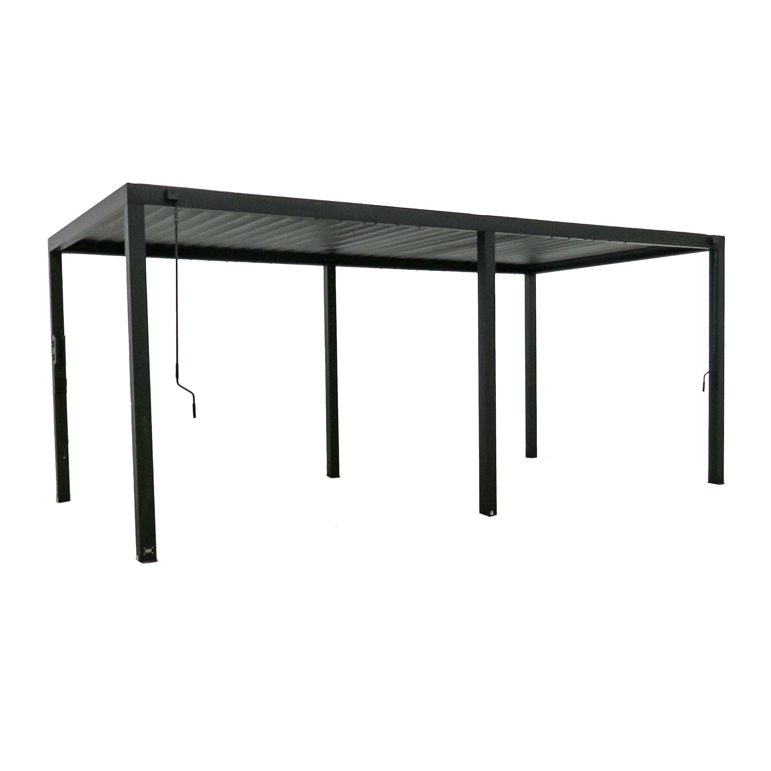 20x10 Sarasota Steel Louvered Pergola - Image 14