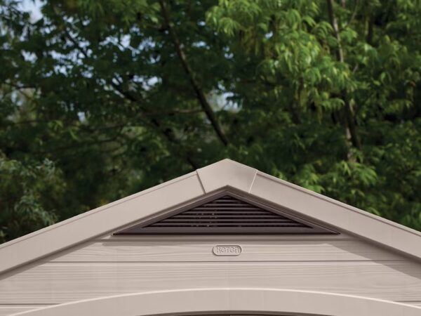 Keter Factor 8x8 Foot Large Resin Outdoor Shed - Image 4