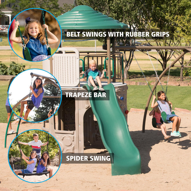Lifetime Adventure Lifetime Metal Swing Set with 2 Swing(s) , 1 Slide(s) - Image 14