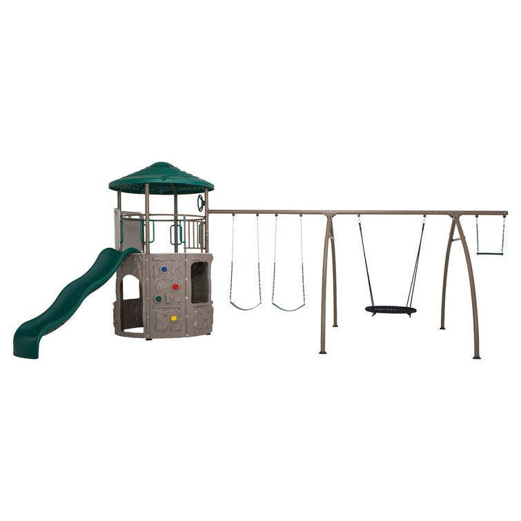 Lifetime Adventure Lifetime Metal Swing Set with 2 Swing(s) , 1 Slide(s) - Image 2