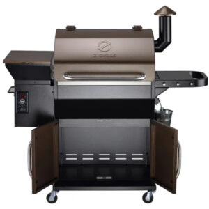 Z GRILLS 1060 sq. in. Wood Pellet Grill and Smoker 8-in-1 BBQ Bronze