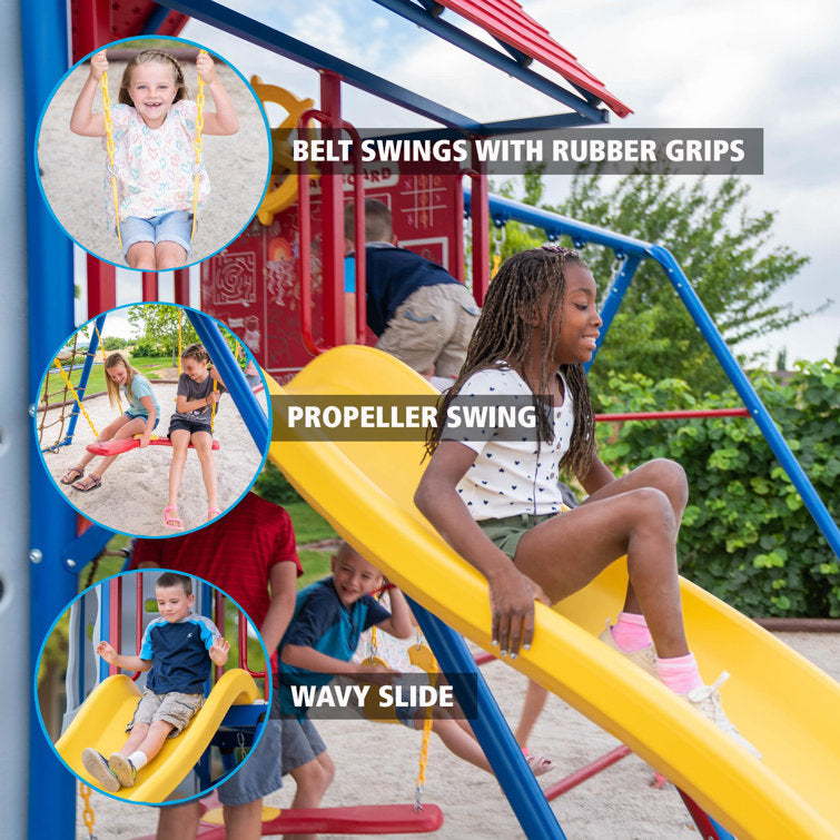 Lifetime Metal Swing Set with 2 Swing(s) , 1 Slide(s) - Image 6
