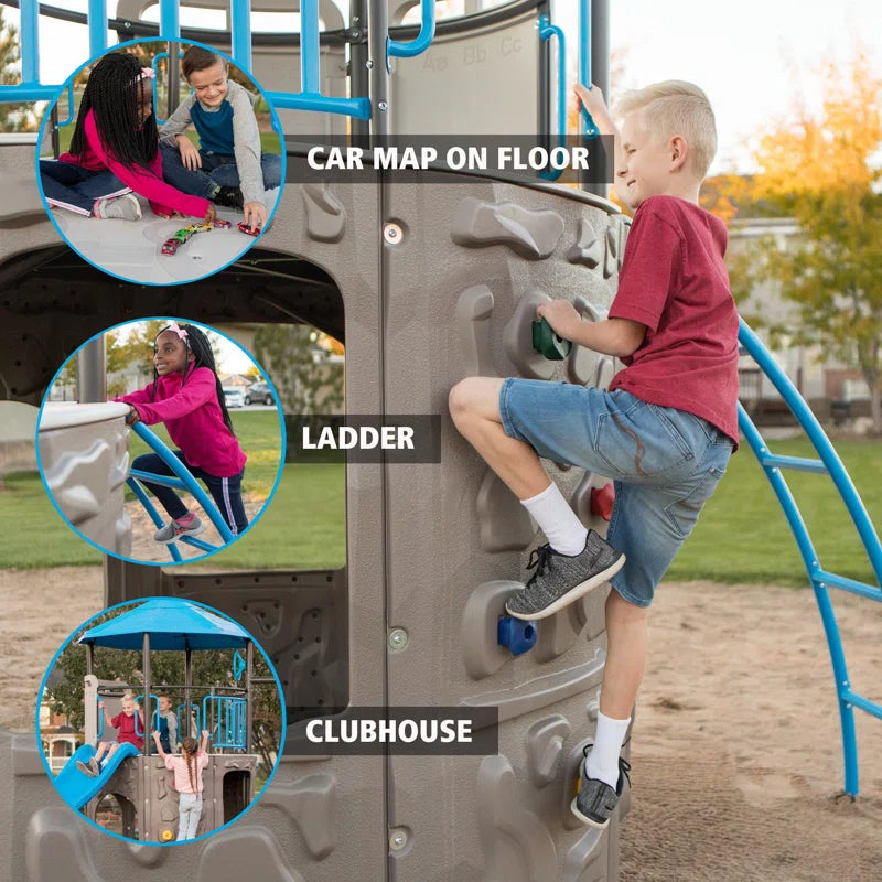 Adventure Metal Swing Set with 2 Swing(S) , 1 Slide(S)