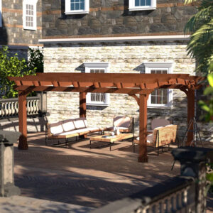 Solid Wood Pergola
