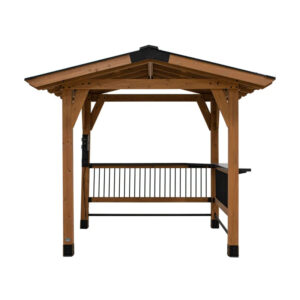 Granada Grill Gazebo with Outdoor Bar
