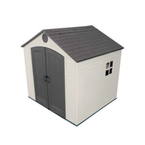 8 Ft. X 7.5 Ft. High-Density Polyethylene (Plastic) Outdoor Storage Shed with Steel-Reinforced Construction
