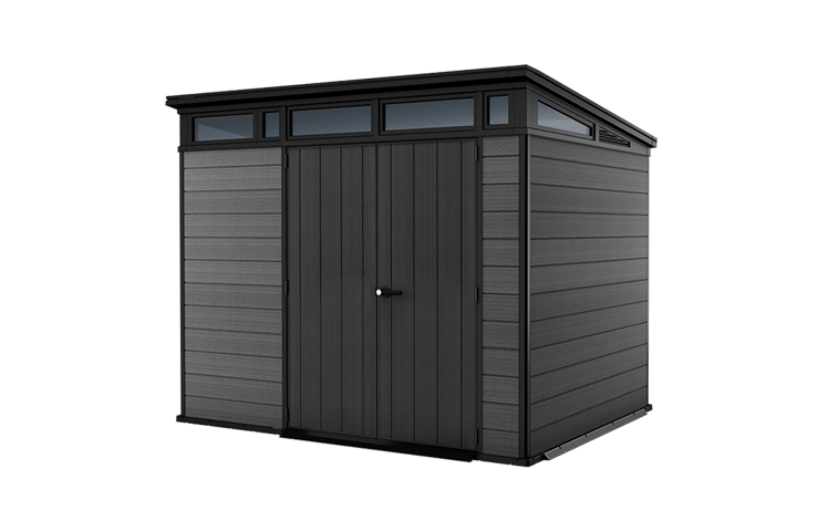 Keter Cortina 9x7 Storage Shed - Graphite
